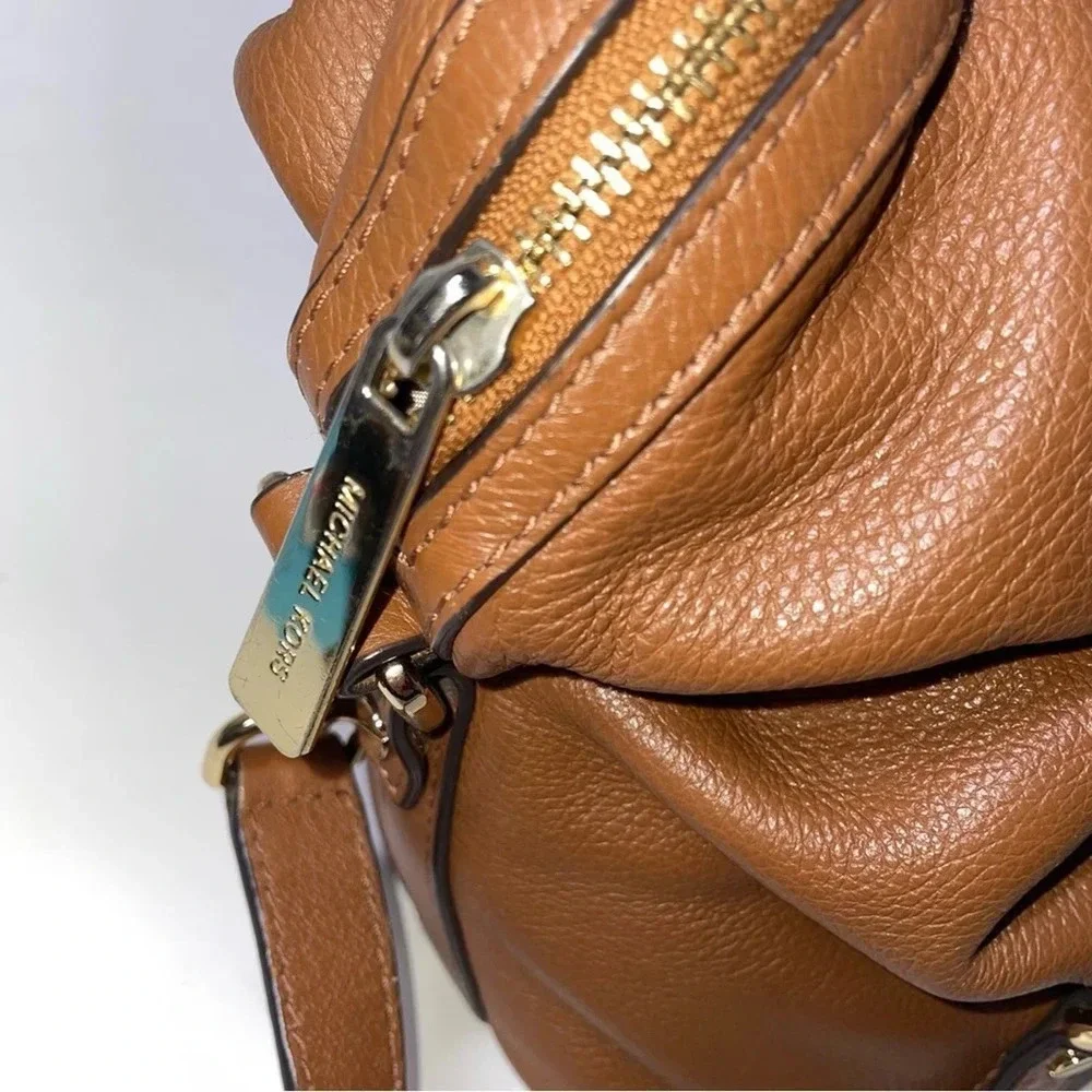 Michael Kors Brown Large Bedford Satchel